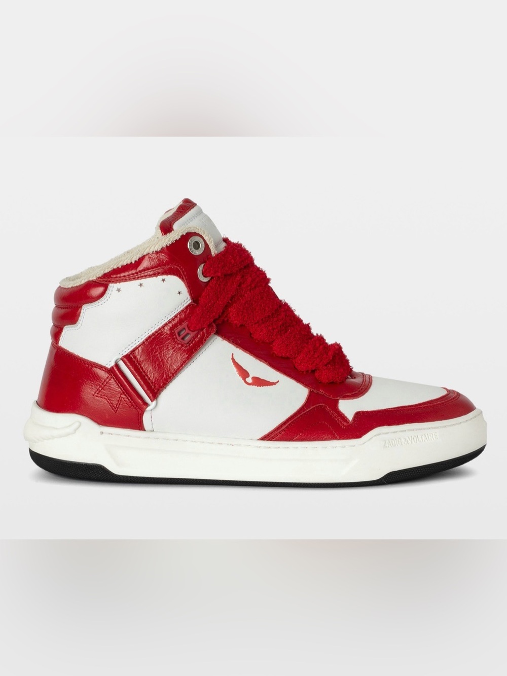 Zadig & Voltaire Mens Sneakers Montantes High Wings Homme